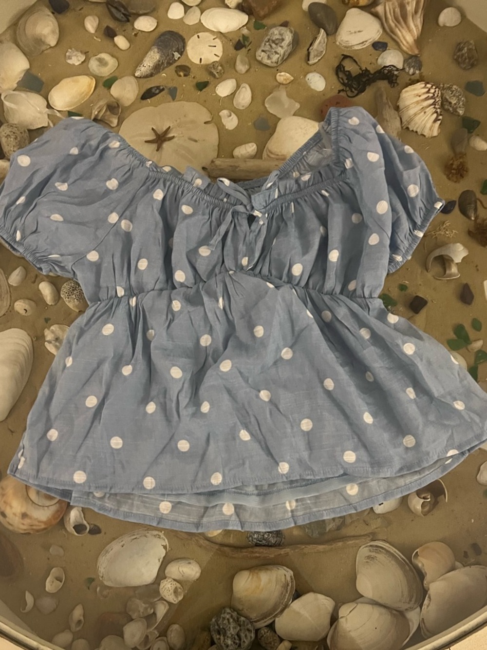 Iz Byer Light Blue Knit Top